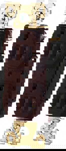 Straight Blade Duplex Receptacle: NEMA 5-20R, 20 Amps, Self-Grounding